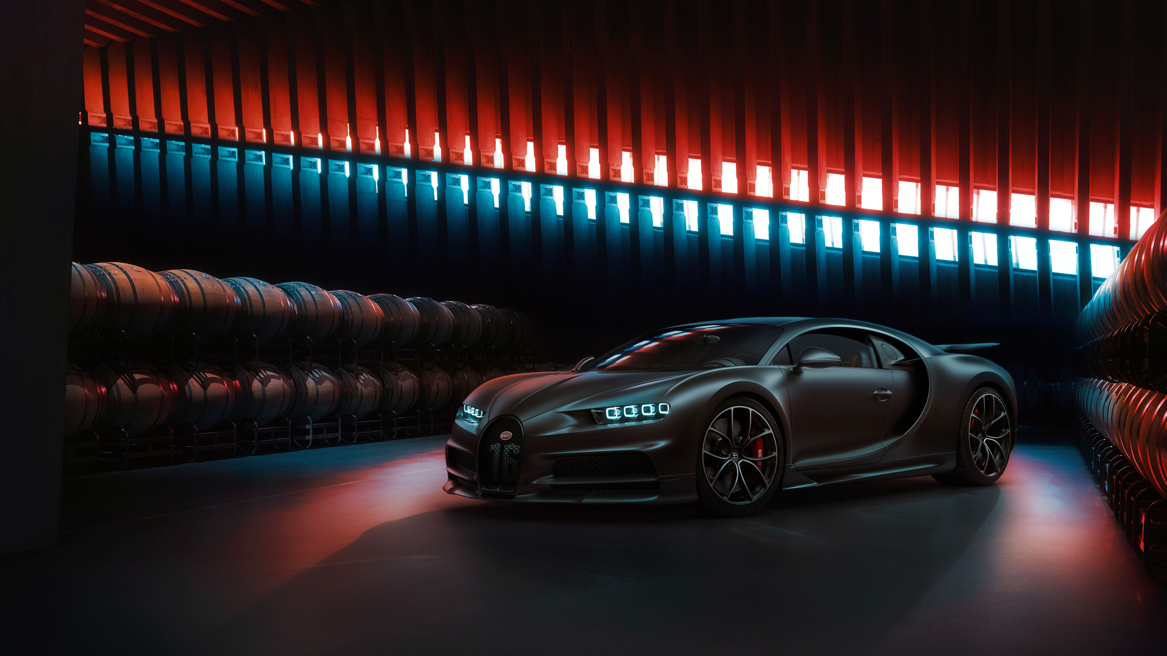 Black Bugatti Chiron 2020 Wallpaper In 3840x2160 Resolution