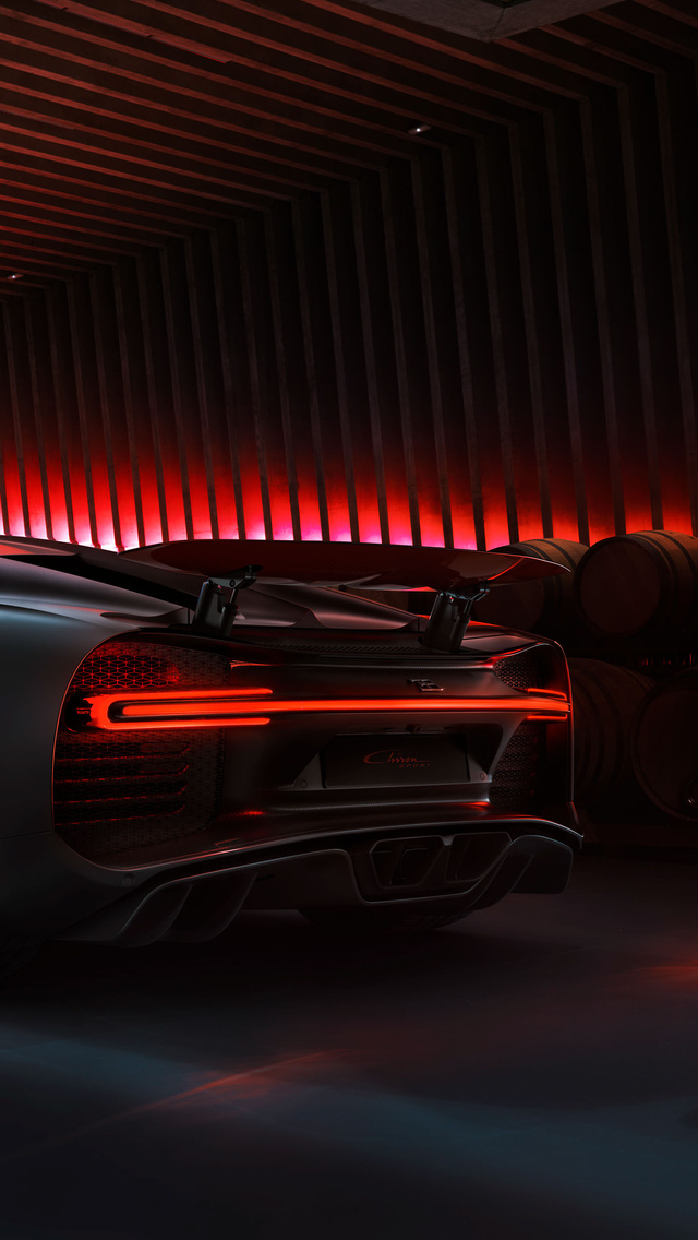 640x1136 Black Bugatti Chiron 2020 Rear iPhone 5,5c,5S,SE ,Ipod Touch HD 4k  Wallpapers, Images, Backgrounds, Photos and Pictures
