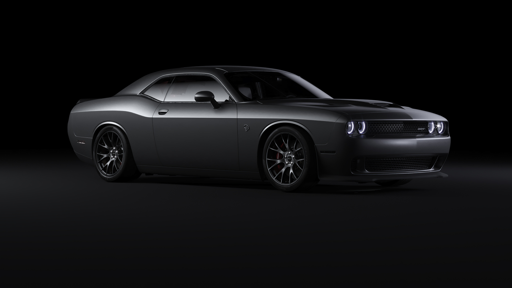 2048x1152 Black Dodge Challenger 4k 2048x1152 Resolution HD 4k