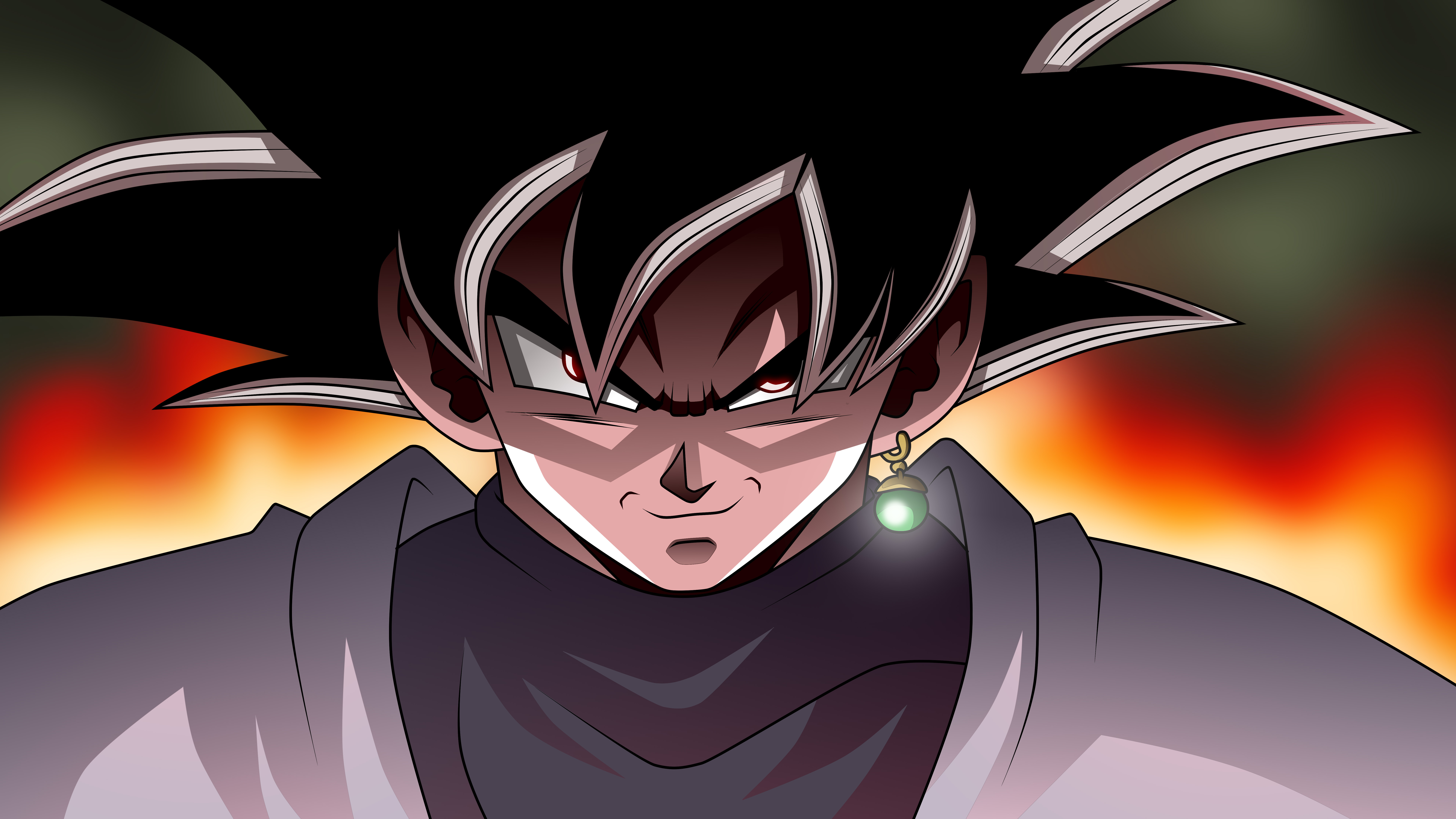 Black Goku Dragon Ball Super 8k In 7680x4320 Resolution. black-goku-dragon-...