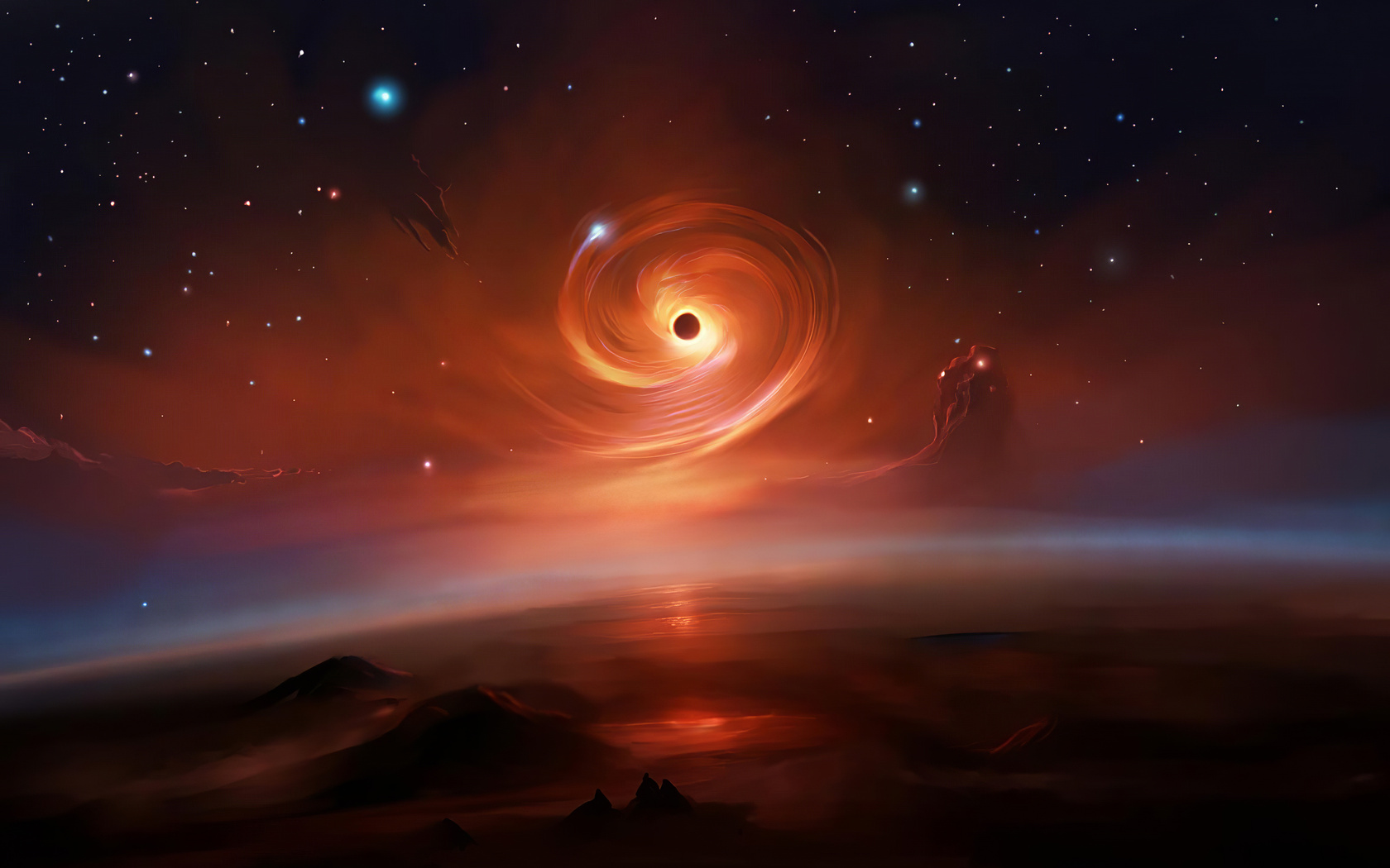 1680x1050 Black Hole Art 4k Wallpaper,1680x1050 Resolution HD 4k ...