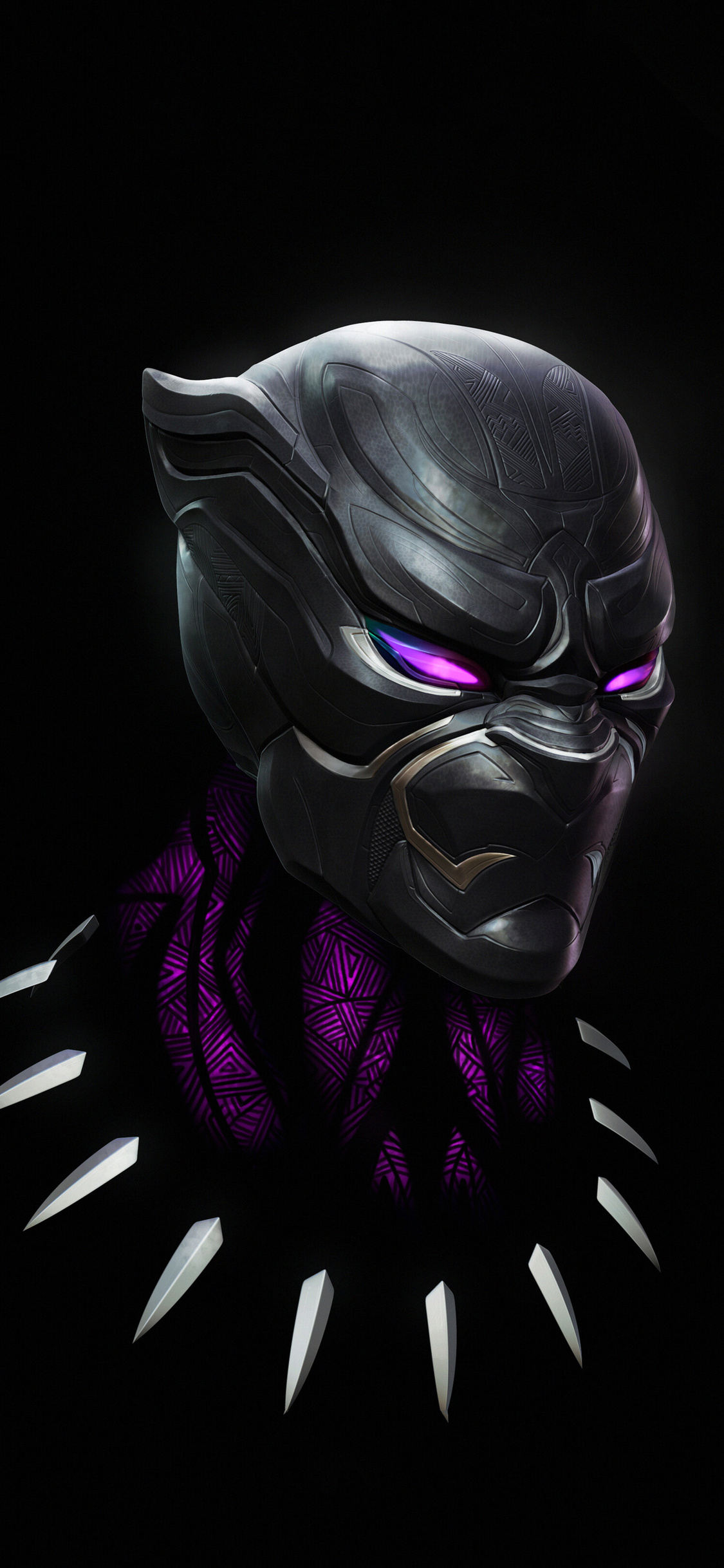 1125x2436 Black Panther 4k Closeup Art Iphone Xs,iphone 10,iphone X ,hd 