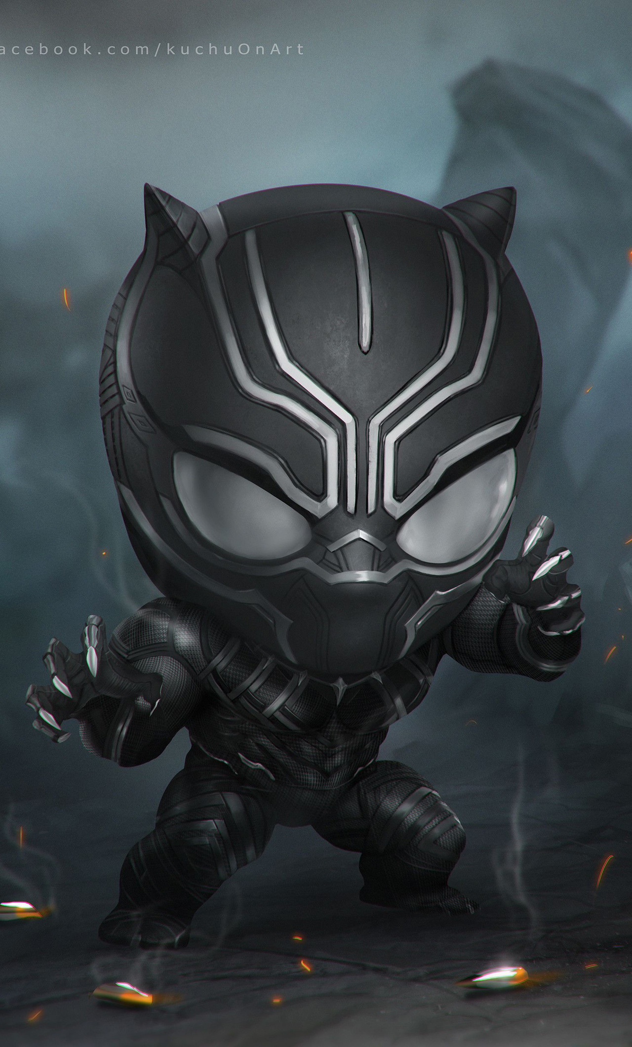 1280x2120 Black Panther Art iPhone 6+ HD 4k Wallpapers, Images, Backgrounds,  Photos and Pictures