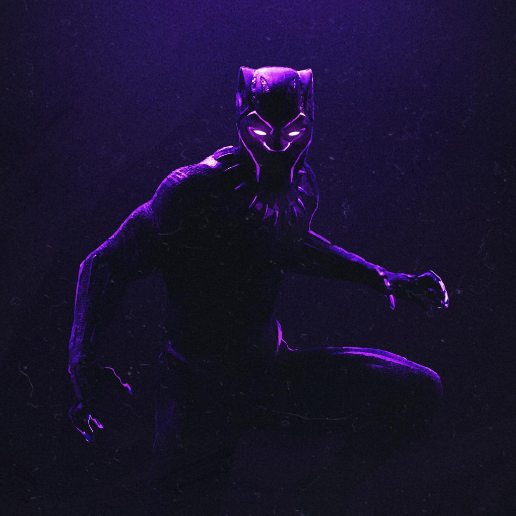 1024x1024 Black Panther Fan Made Art 1024x1024 Resolution HD 4k ...