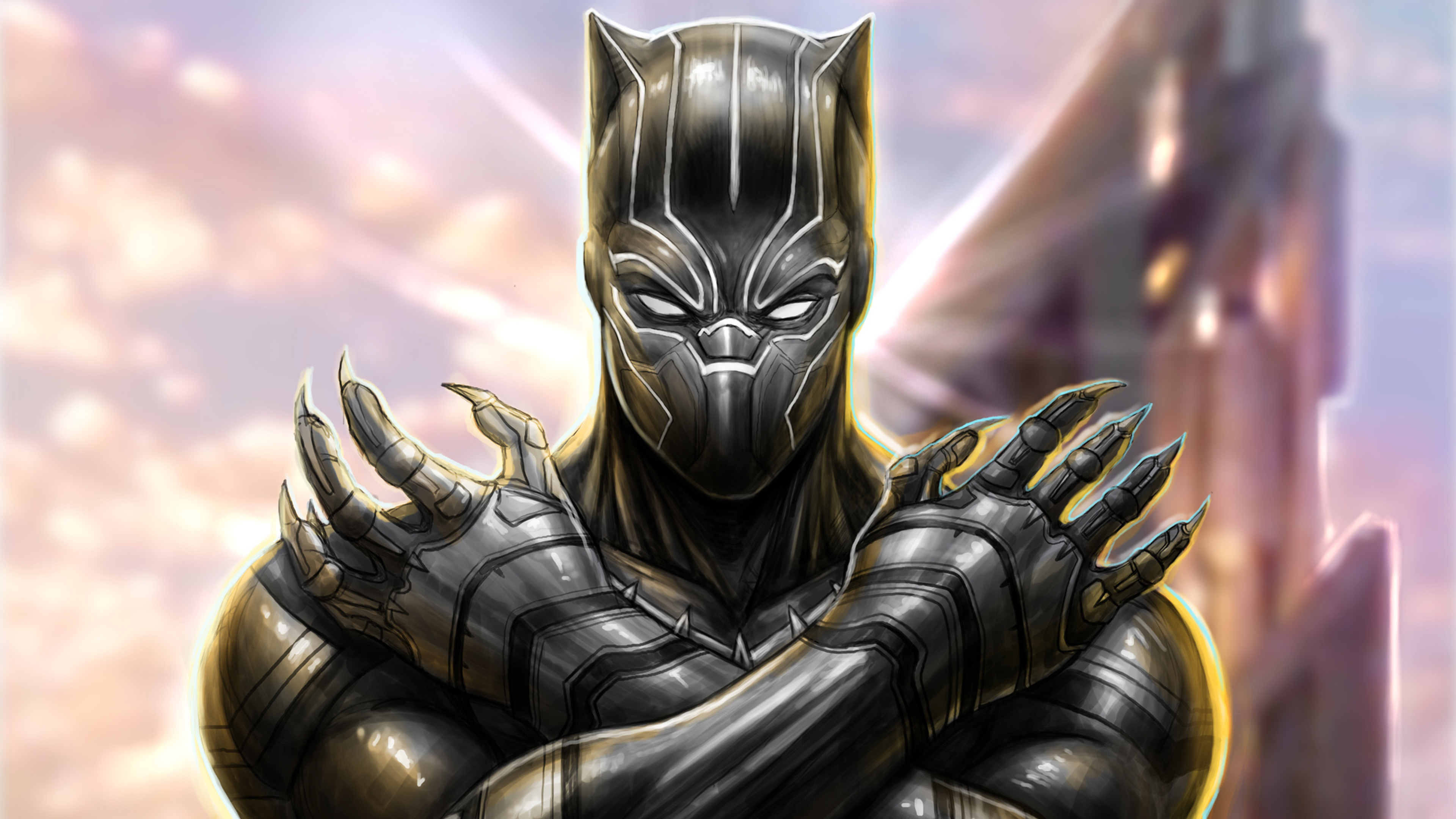 3840x2160 Black Panther New Arts 4K ,HD 4k Wallpapers,Images,Backgrounds,Photos and Pictures