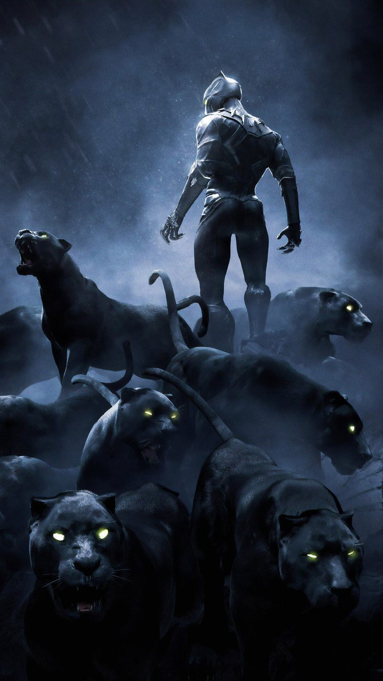 750x1334 Black Panther Rise Up 4k iPhone 6, iPhone 6S, iPhone 7 HD 4k  Wallpapers, Images, Backgrounds, Photos and Pictures