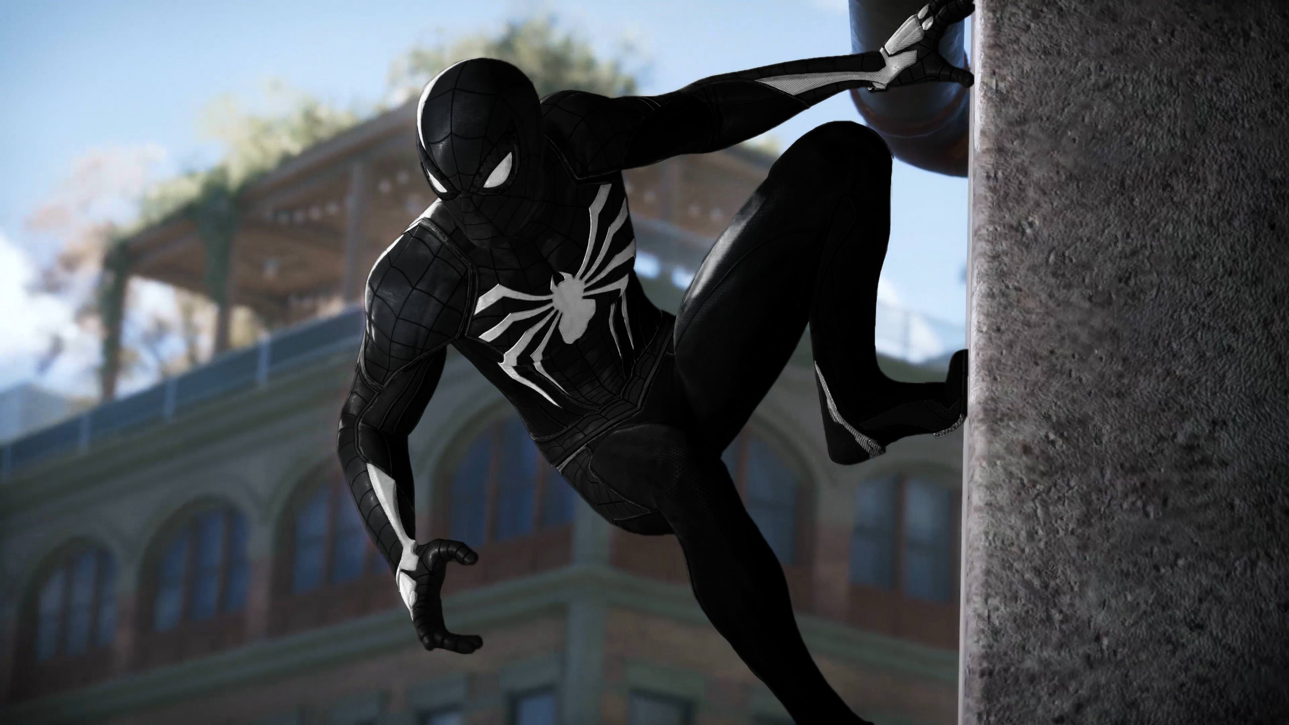 2560x1440 Black Spiderman 4k 1440P Resolution HD 4k Wallpapers Images 