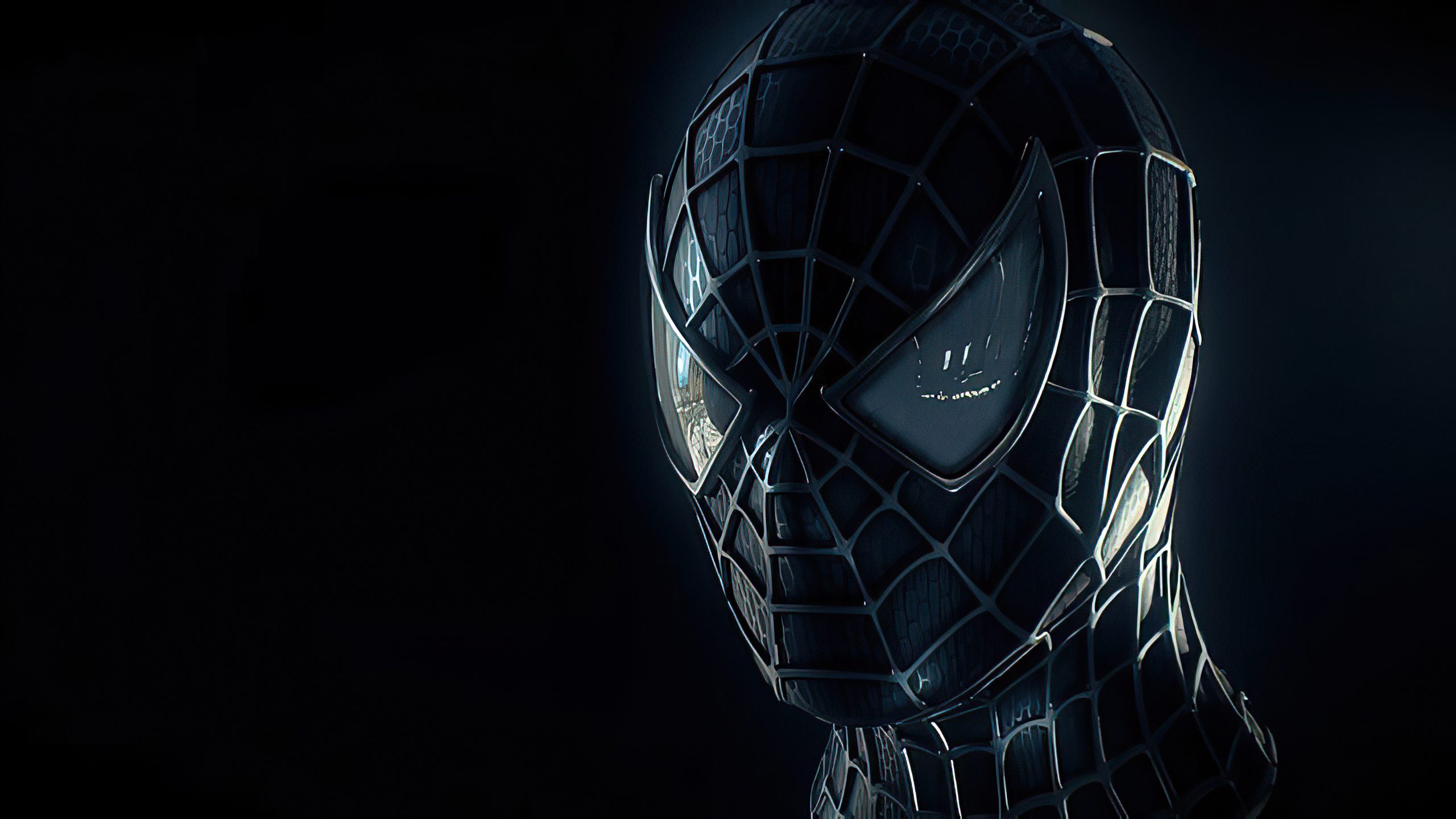 2560x1440 Black Spiderman Mask 1440p Resolution Hd 4k Wallpapers