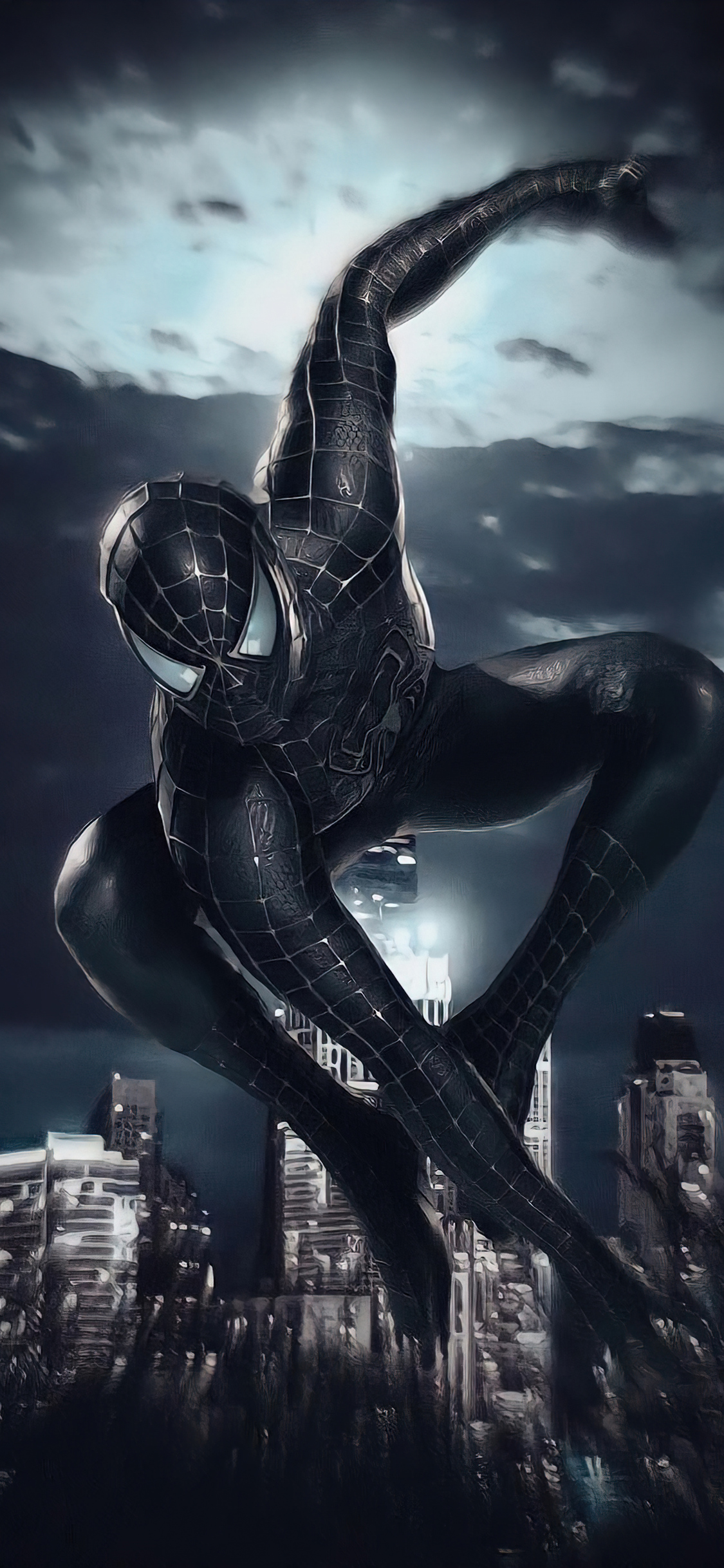 1125x2436 Black Suit Spiderman 4k Iphone XS,Iphone 10,Iphone X HD 4k  Wallpapers, Images, Backgrounds, Photos and Pictures