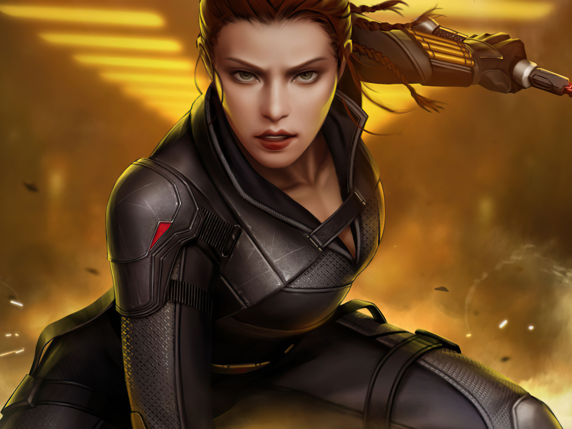 1920x1440 Black Widow Marvel Future Fight 1920x1440 Resolution HD 4k ...