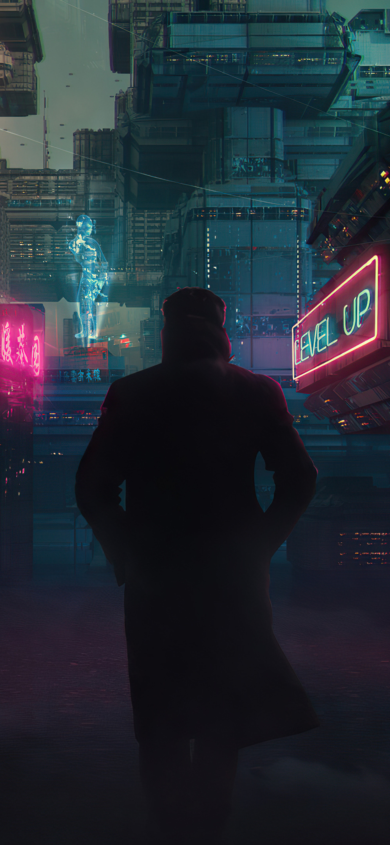 1242x2688 Blade Runner 2049 Cyberpunk Alley 4k Iphone XS MAX HD 4k