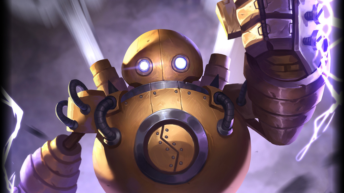 1366x768 Blitzcrank In League Of Legends Laptop HD ,HD 4k Wallpapers ...