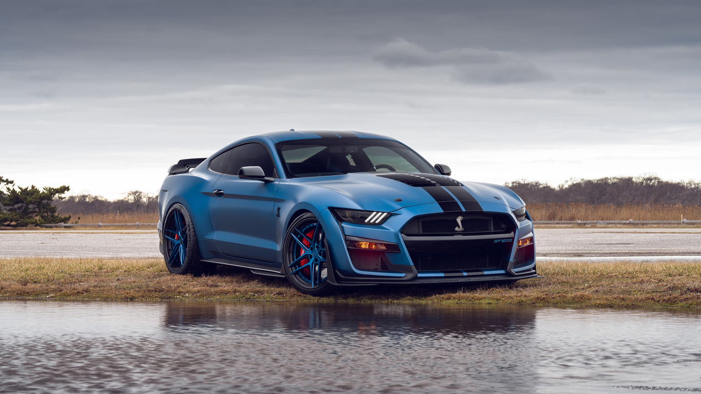 1366x768 Blue Ford Shelby Gt500 4k Laptop HD ,HD 4k Wallpapers,Images ...