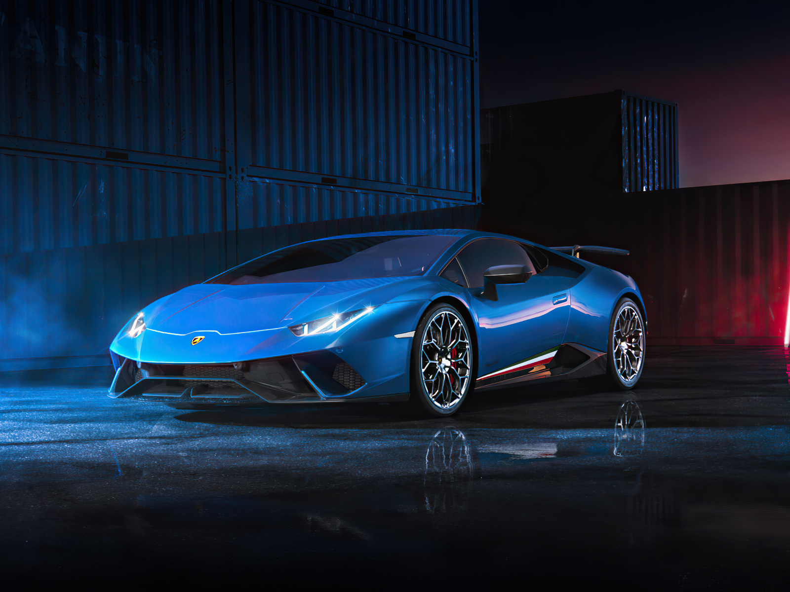 1600x1200 Blue Lamborghini Huracan 4k 1600x1200 Resolution HD 4k