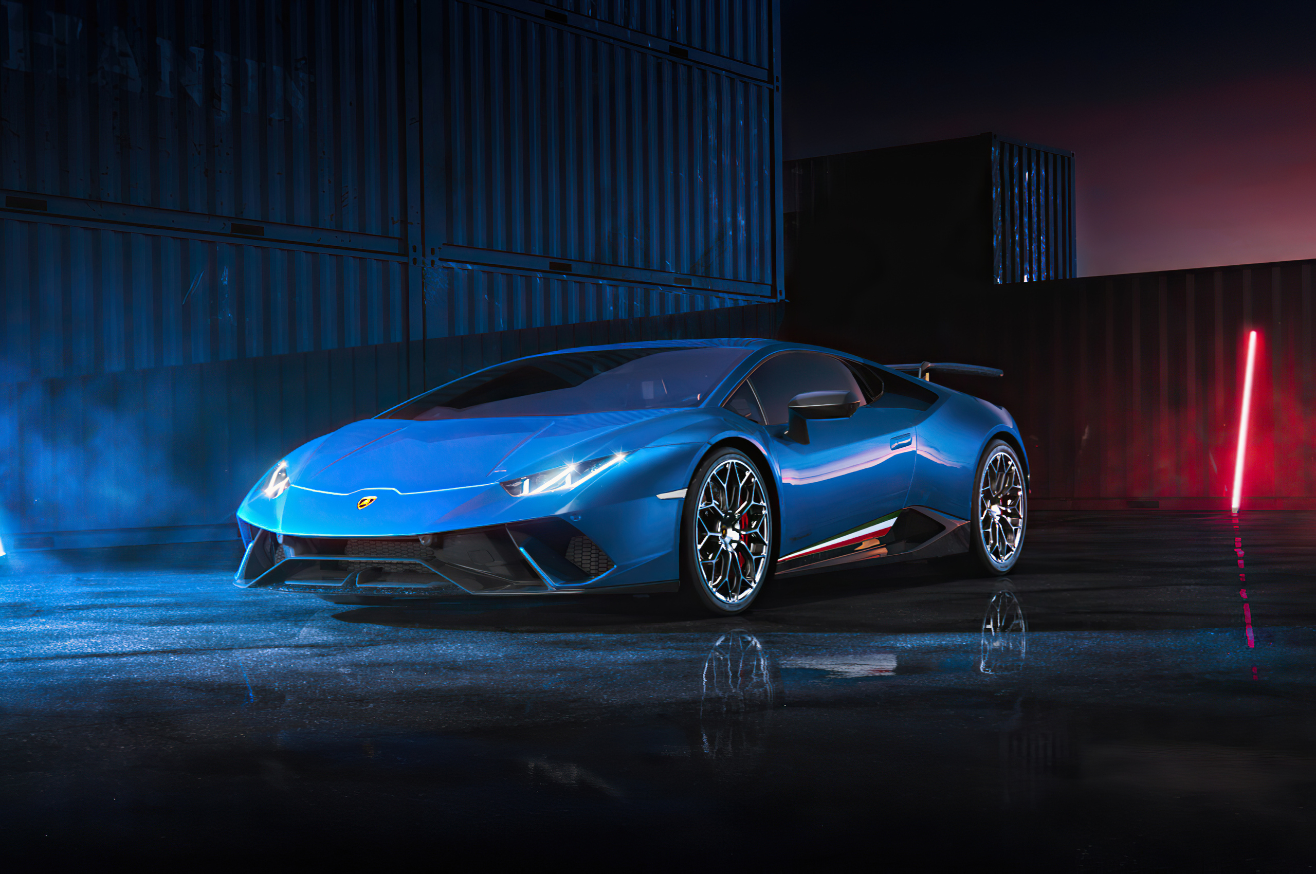 2560x1700 Blue Lamborghini Huracan 4k Chromebook Pixel HD 4k Wallpapers