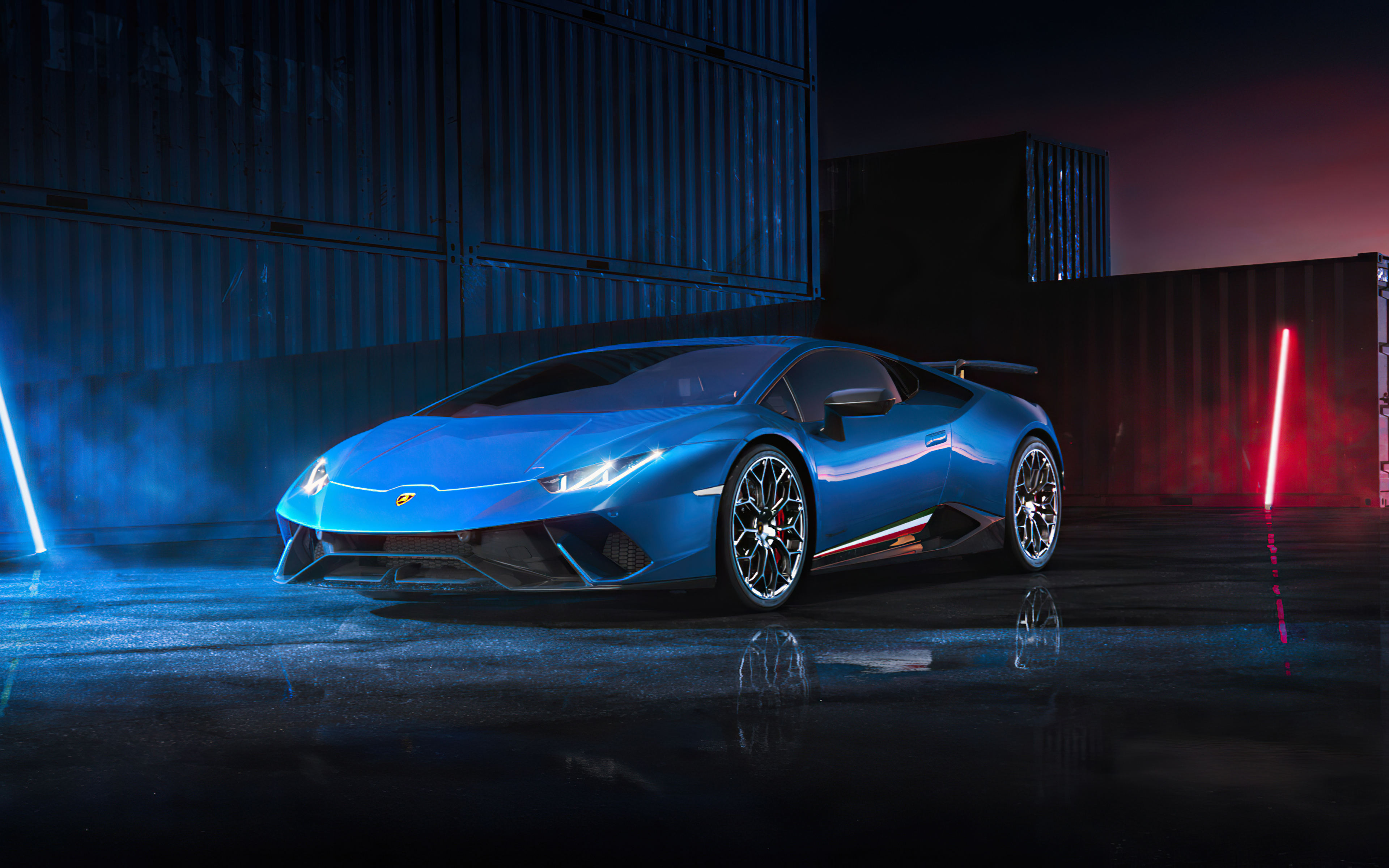 3840x2400 Blue Lamborghini Huracan 4k 4k HD 4k Wallpapers, Images