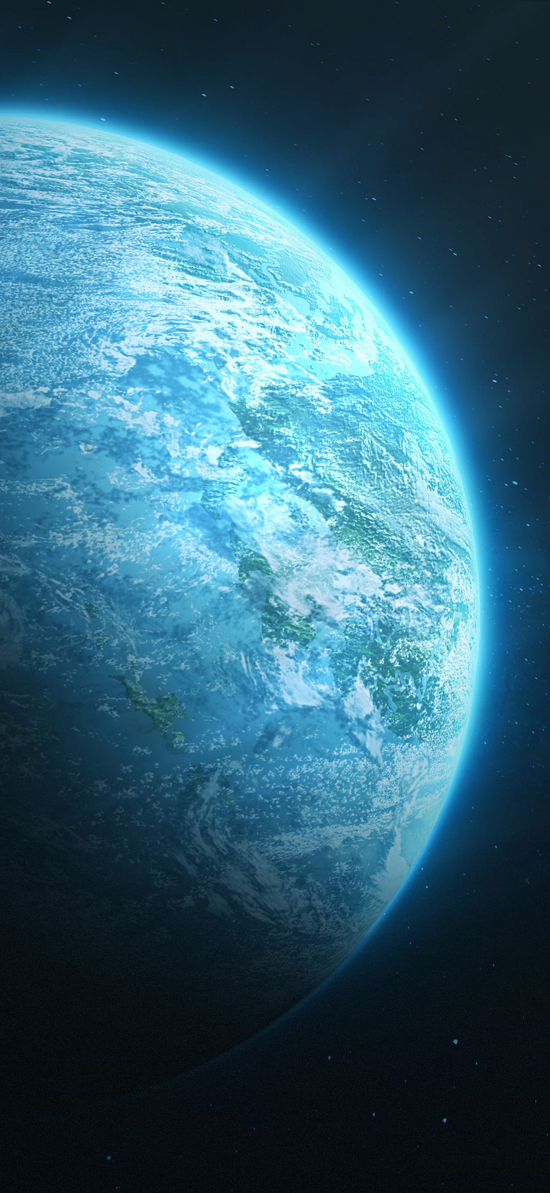 HD wallpaper: blue, planet, 7680x4320, 4k, 8k, HD