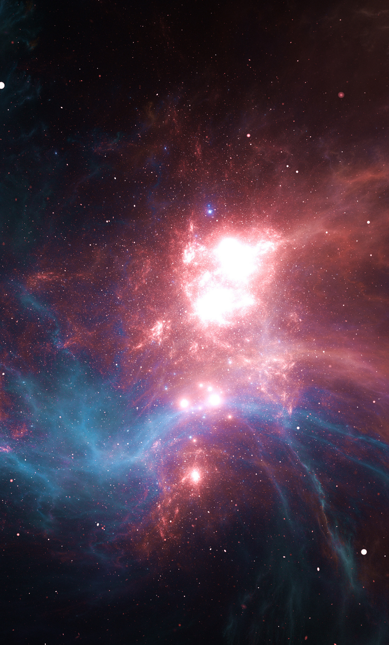 1280x2120 Blue Ruby Nebula 4k iPhone 6+ ,HD 4k Wallpapers,Images ...