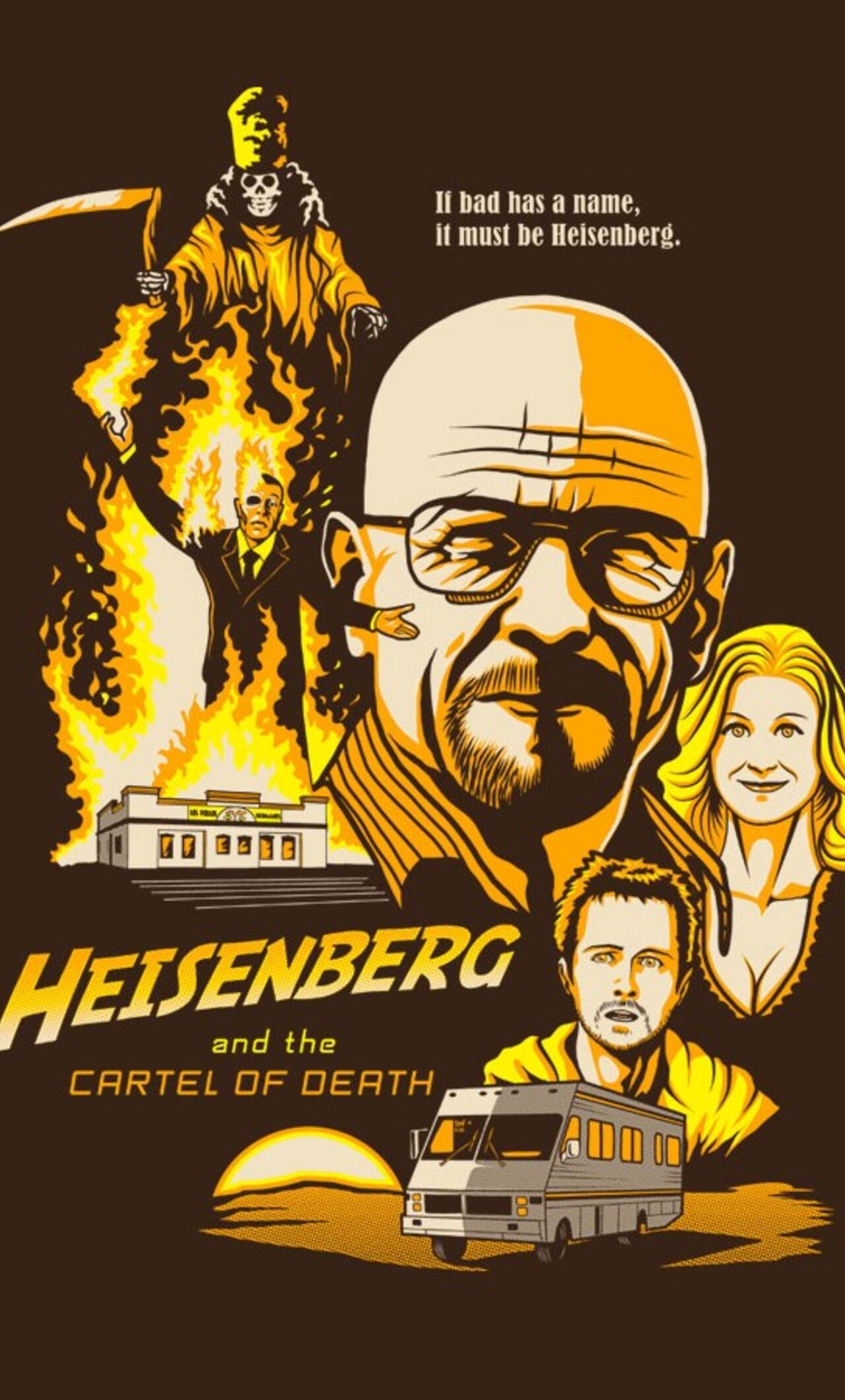 1280x2120 Breaking Bad Fan Art iPhone 6+ HD 4k Wallpapers, Images,  Backgrounds, Photos and Pictures