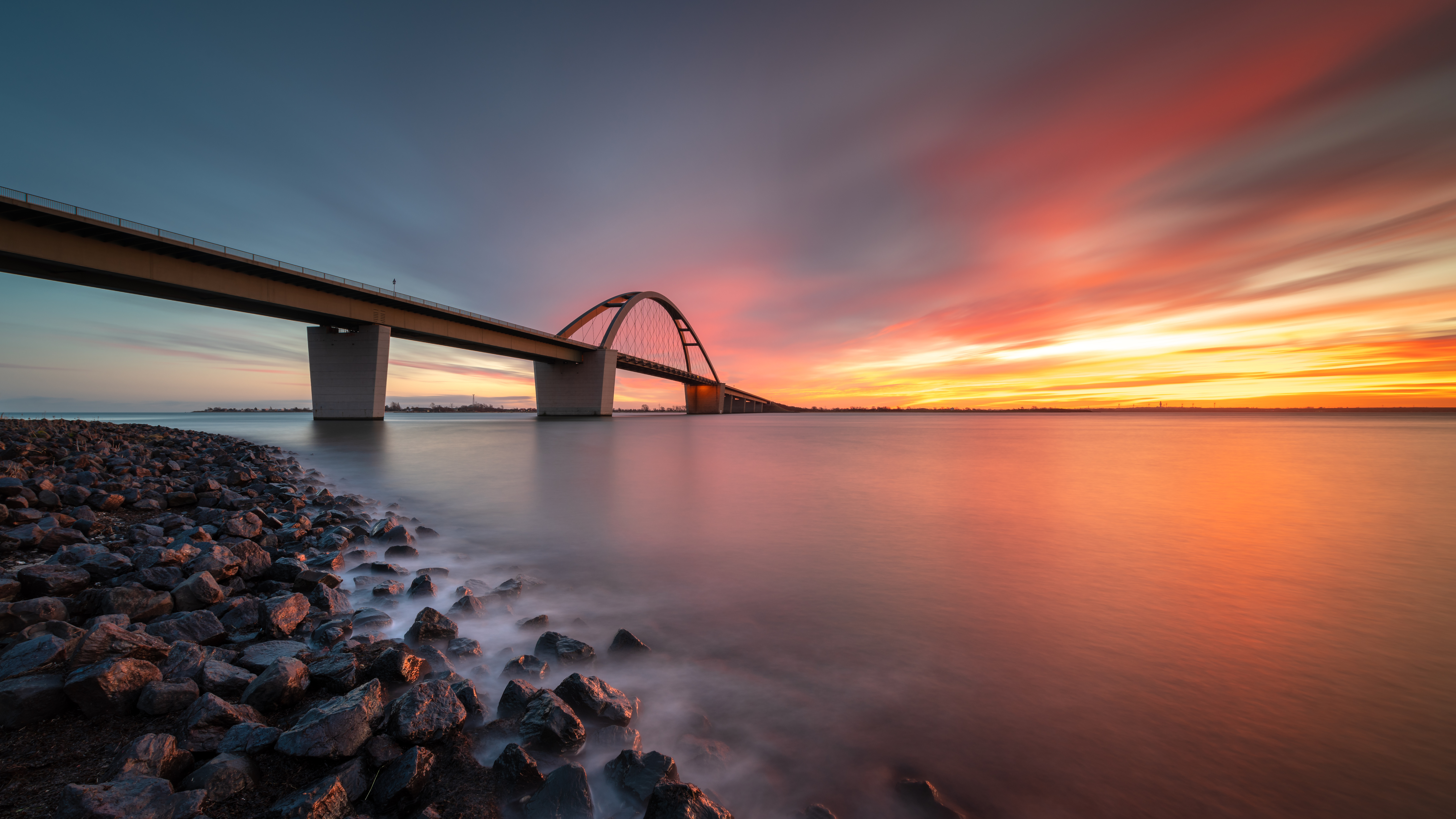 7680x4320 Bridge Sunset 8k 8k HD 4k Wallpapers, Images, Backgrounds, Photos  and Pictures