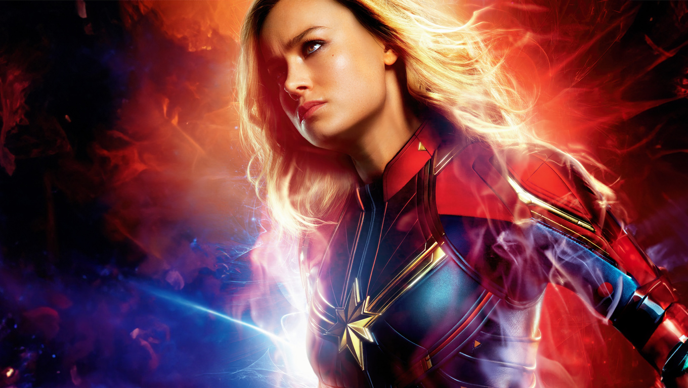 1360x768 Brie Larson Captain Marvel In The Marvels Laptop HD HD 4k ...