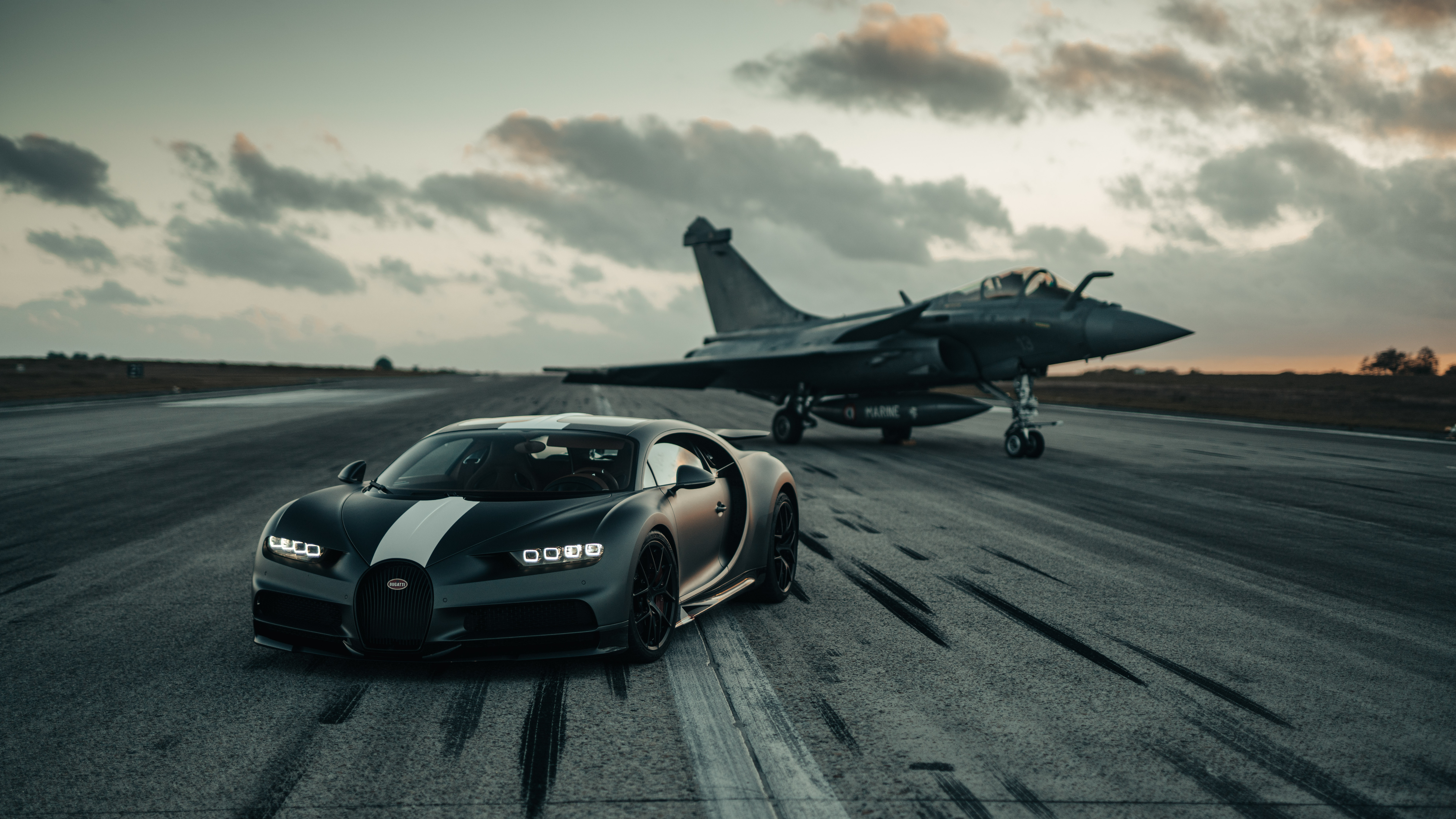 7680x4320 Bugatti Chiron And Dassault Rafale Marine Jet 8k 8k HD 4k  Wallpapers, Images, Backgrounds, Photos and Pictures