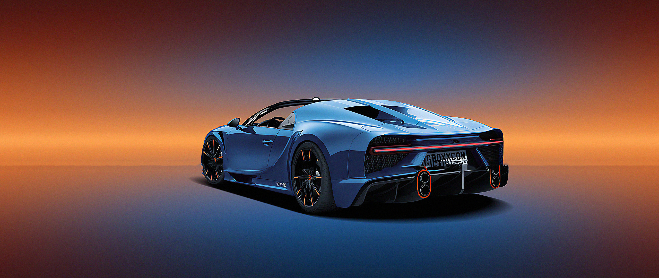 Bugatti Chiron Rear 2019