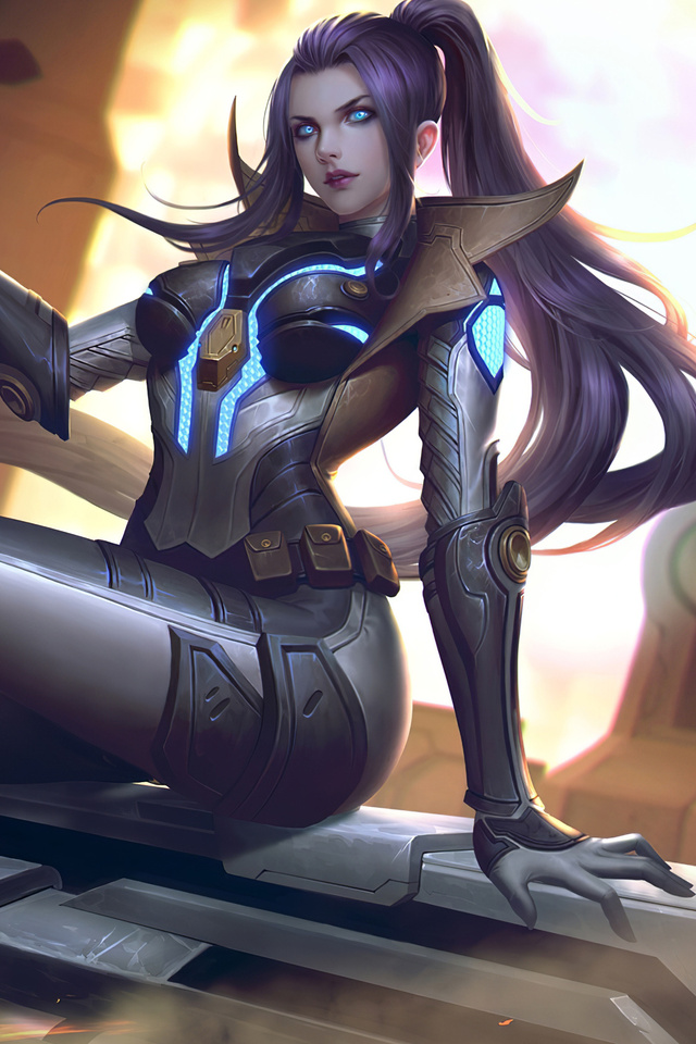 640x960 Caitlyn Lol Art 4k iPhone 4, iPhone 4S ,HD 4k Wallpapers,Images ...