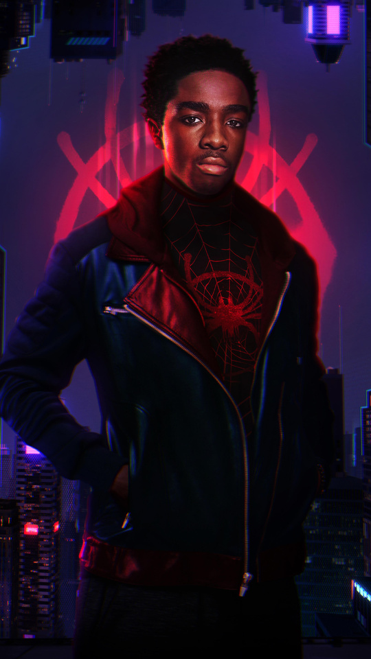 540x960 Caleb McLaughlin Miles Morales Spider Man Wallpaper,540x960 ...