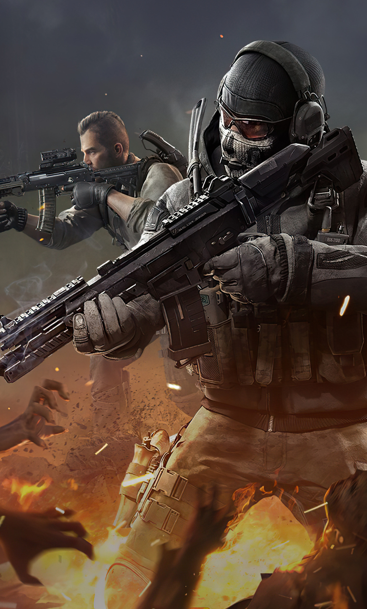 ghost background cod on 1280x2120 Call Of Duty Mobile Ghost Character 4k Iphone 6 Hd 4k Wallpapers Images Backgrounds Photos And Pictures