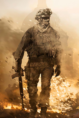 320x480 Call Of Duty Modern Warfare 2 Remastered Game Apple Iphone,iPod ...