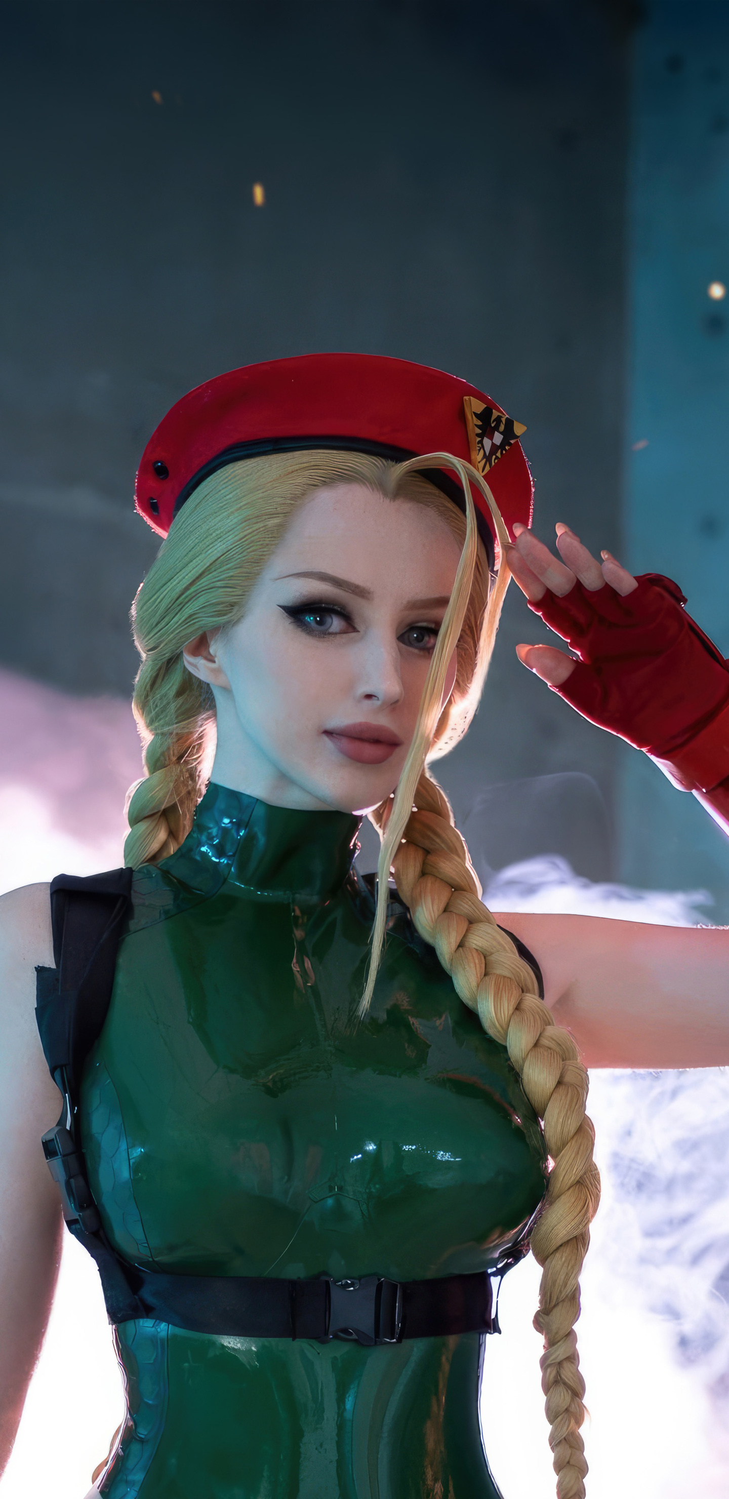 1440x2960 Cammy Street Fighter Cosplay Samsung Galaxy Note 9,8, S9,S8 ...