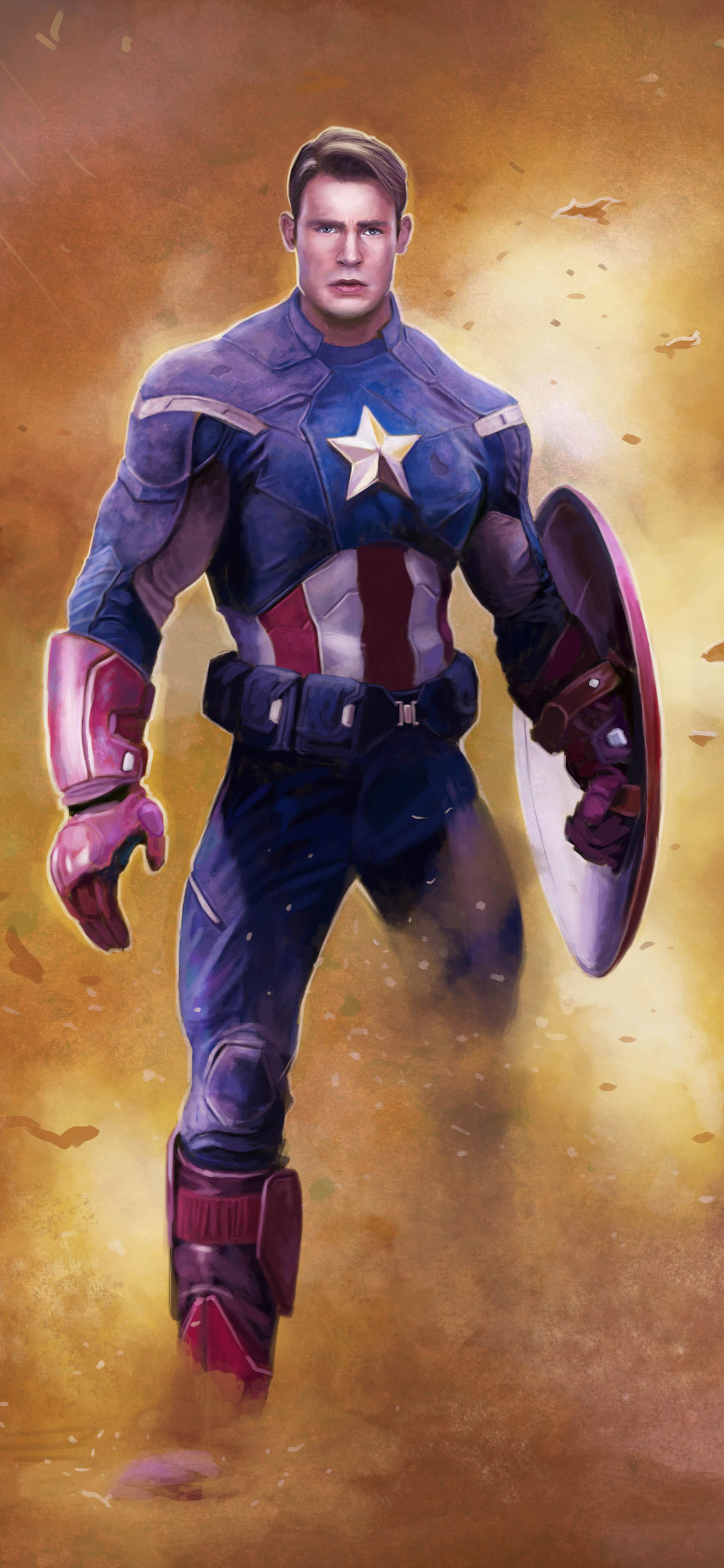 1242x2688 Captain America Arts Iphone XS MAX HD 4k Wallpapers, Images