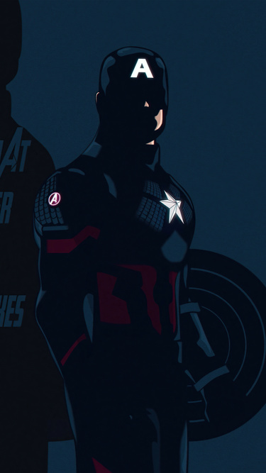 375x667 Captain America Avengers Edgame Minimal 5k 375x667 Resolution Hd 4k Wallpapers Images