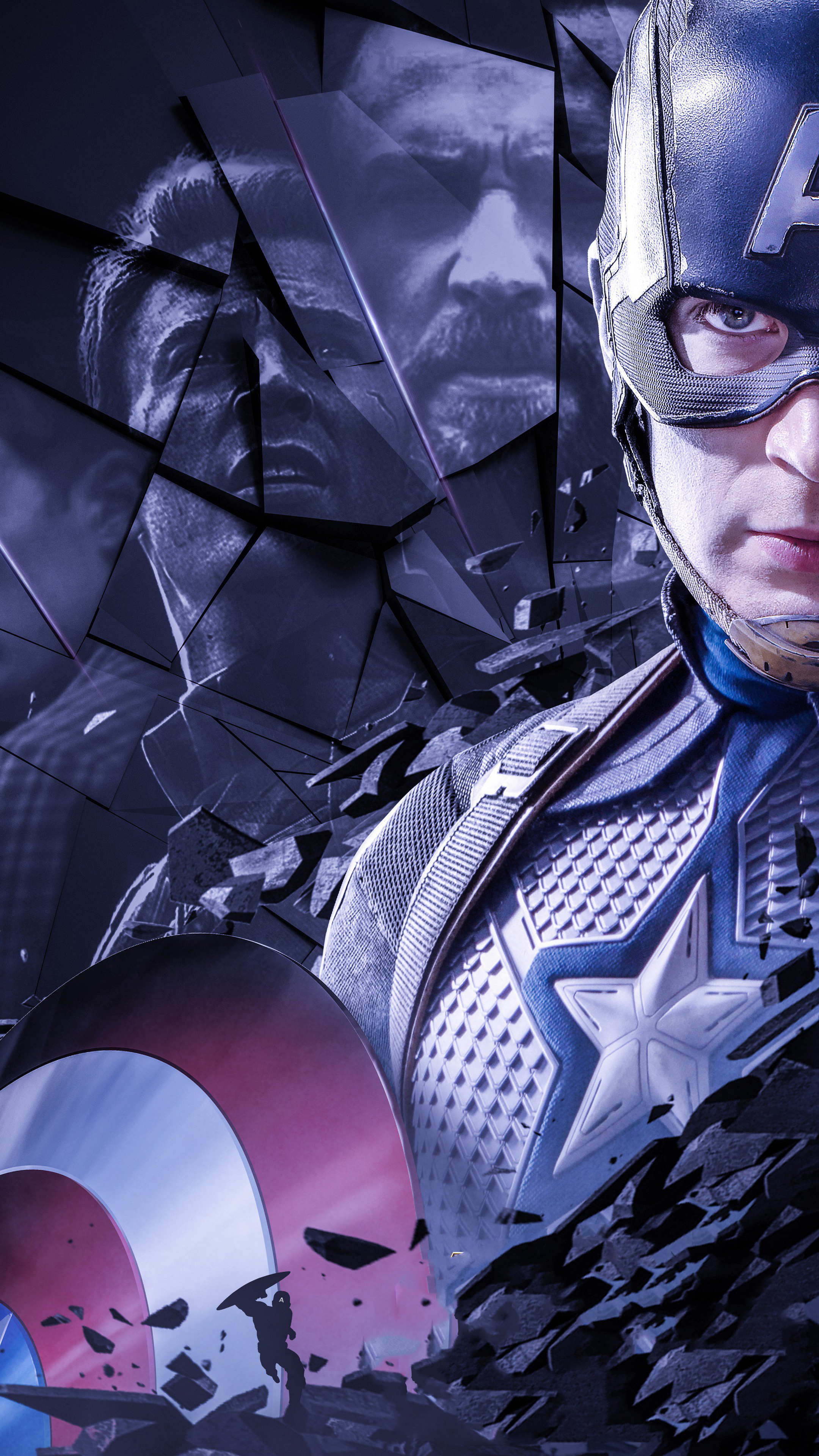 2160x3840 Captain America Avengers Endgame Poster Sony Xperia X,XZ,Z5 ...