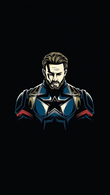 375x667 Captain America Minimal 4k 375x667 Resolution Hd 4k Wallpapers Images Backgrounds