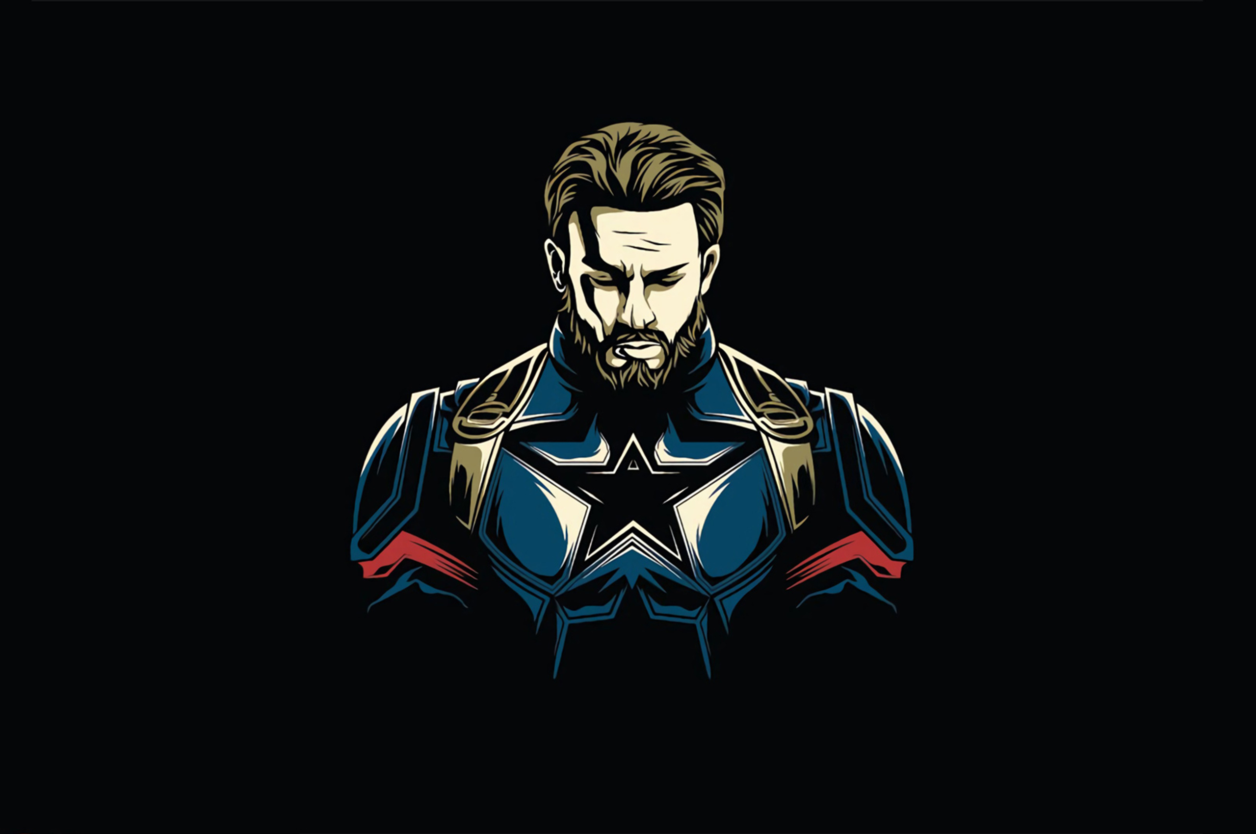 2560x1700 Captain America Minimal Design Chromebook Pixel Hd 4k