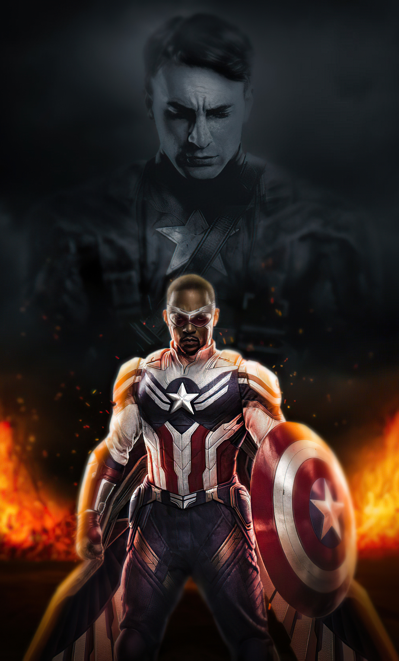 1280x2120 Captain America Sam Wilson 4k iPhone 6+ HD 4k Wallpapers, Images,  Backgrounds, Photos and Pictures