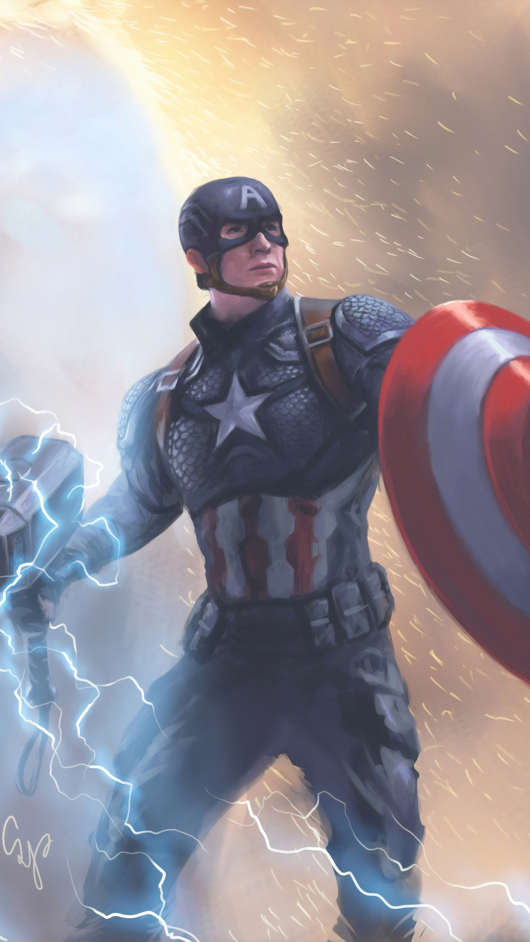captain america hammer pop