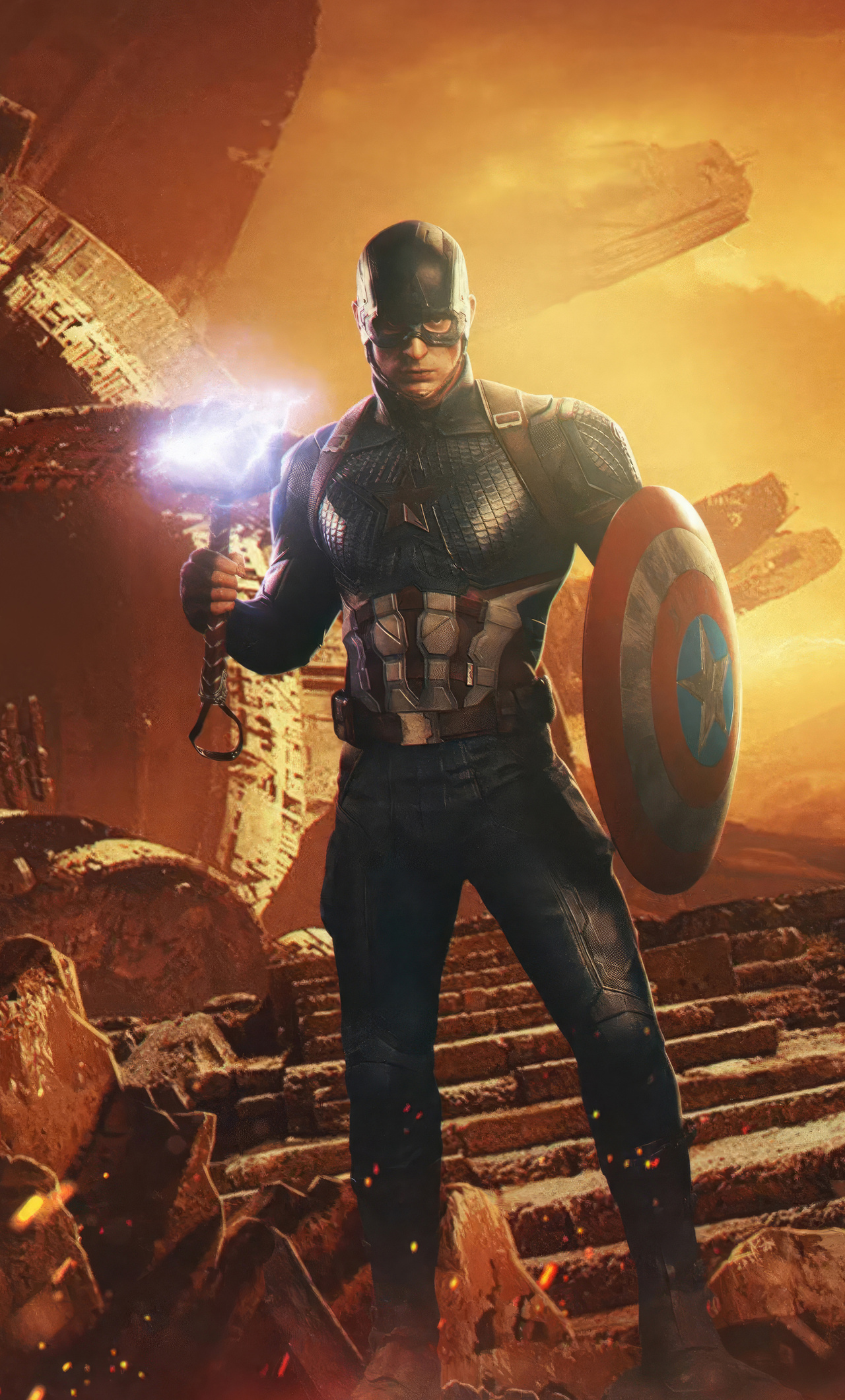 1280x2120 Captain America The Avengers 5k Iphone 6+ ,hd 4k Wallpapers 