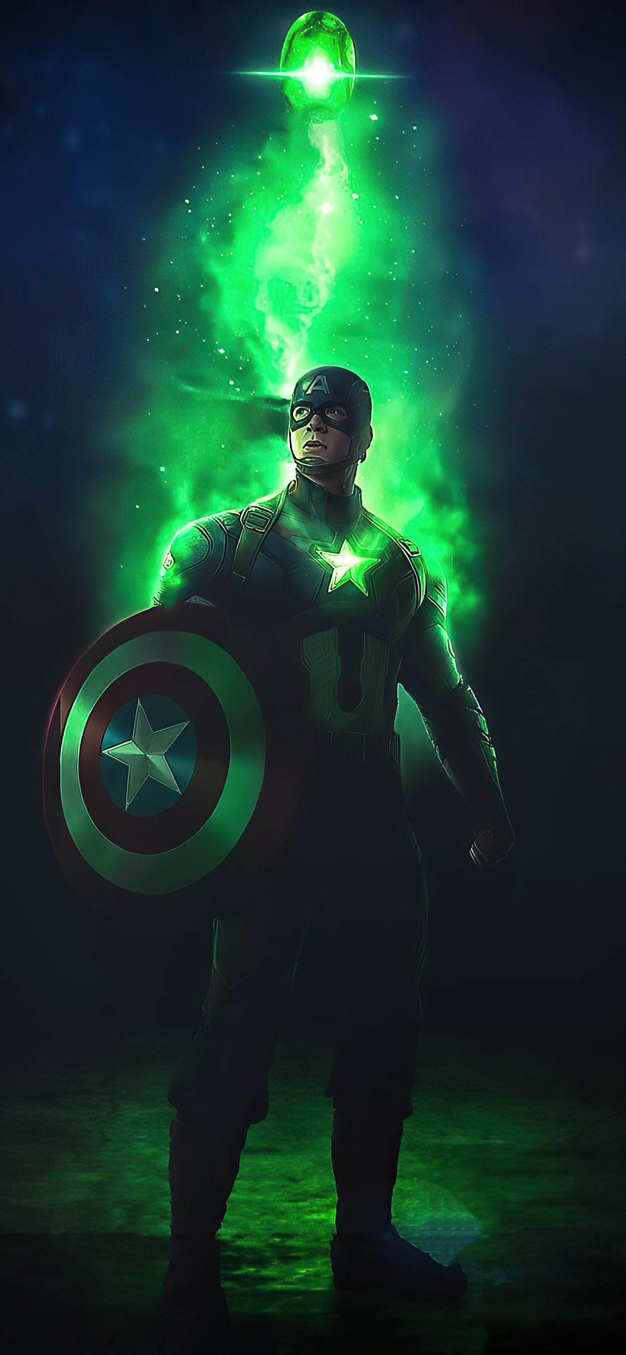 1242x2688 Captain America Time Stone 4k Iphone XS MAX HD 4k Wallpapers