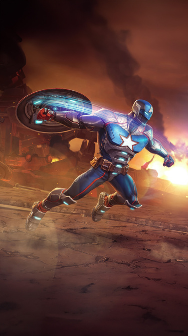 375x667 Captain America Vs Crossbones In Contest Of Champions 375x667 Resolution Hd 4k