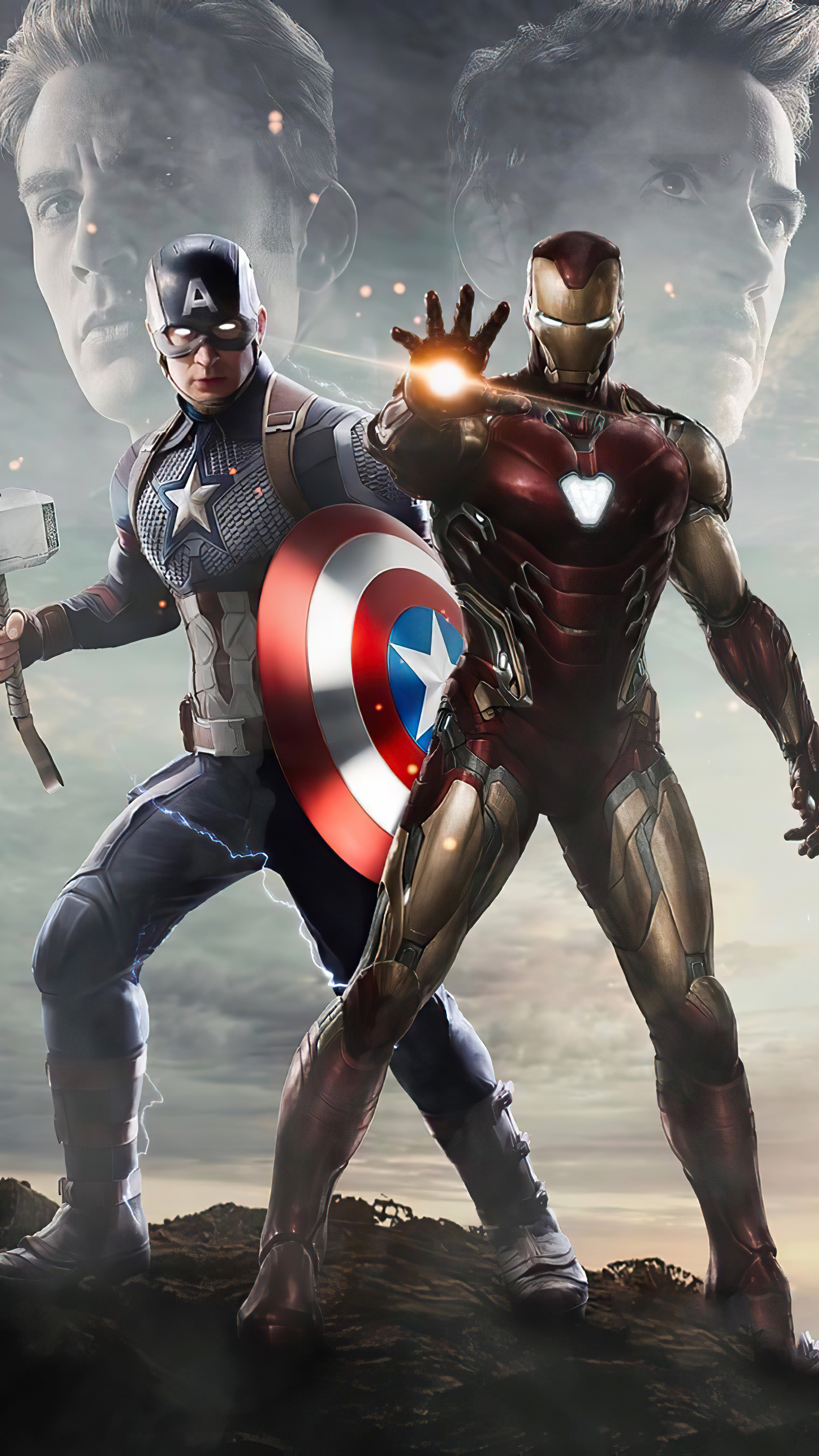 2160x3840 Captain America Vs Iron Man 4k Artwork Sony Xperia X,XZ,Z5  Premium HD 4k Wallpapers, Images, Backgrounds, Photos and Pictures