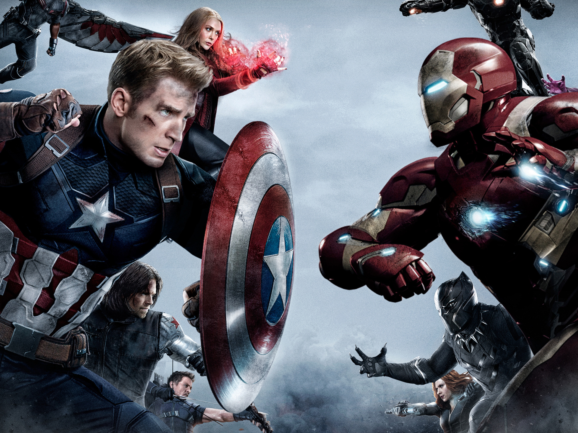 1920x1440 Captain America Vs Iron Man Team 1920x1440 Resolution HD 4k ...