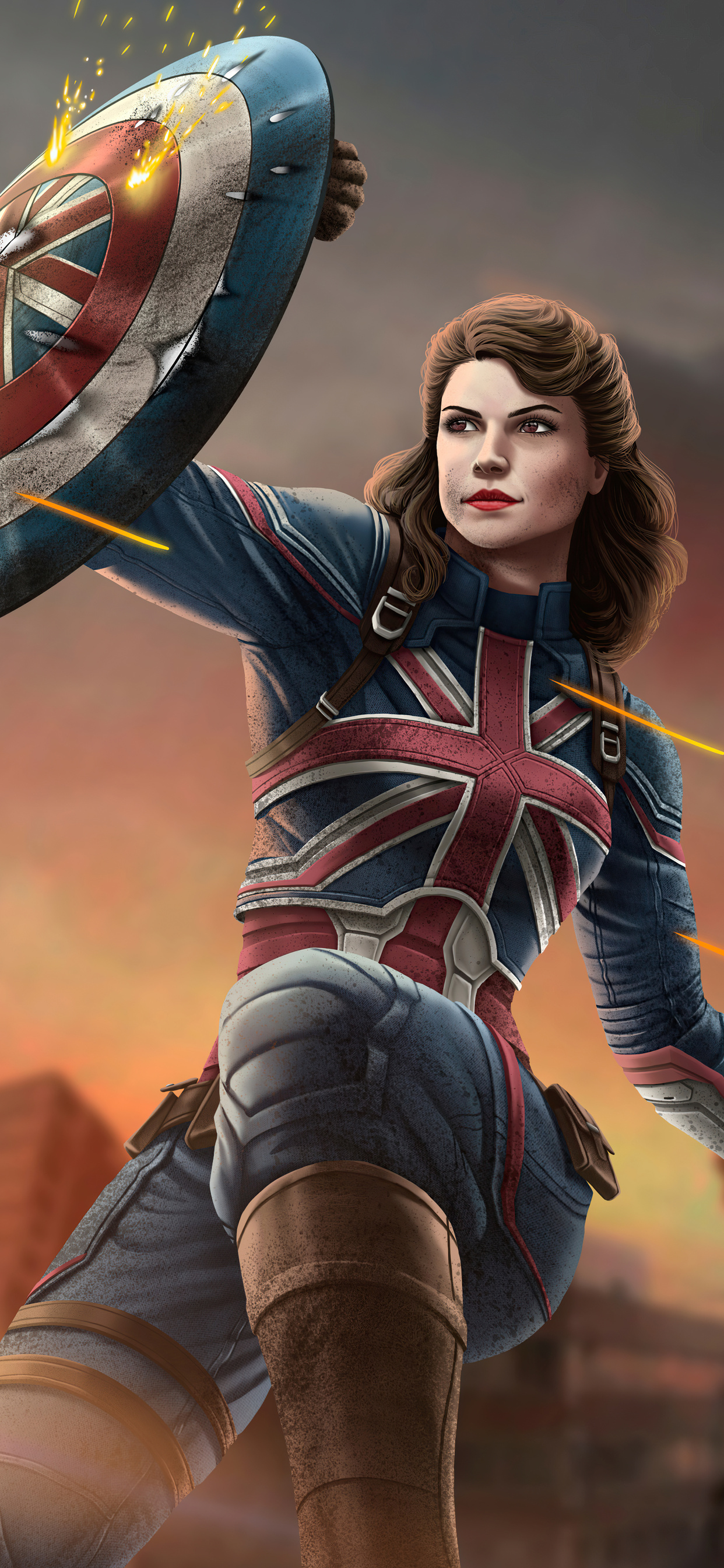 1242x2688 Captain Carter What If 4k Iphone XS MAX HD 4k Wallpapers