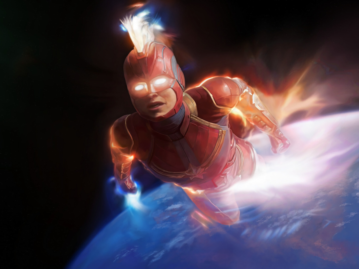 1400x1050 Captain Marvel Arts 4k Wallpaper,1400x1050 Resolution HD 4k ...