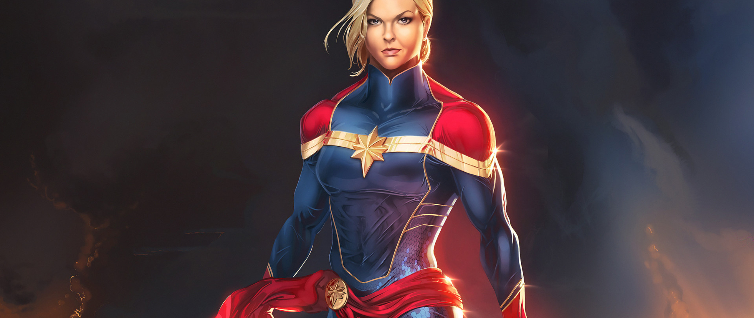 2560x1080 Captain Marvel Artworks Wallpaper,2560x1080 Resolution HD 4k ...