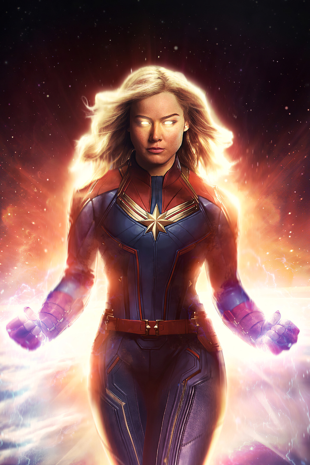 640x960 Captain Marvel Brie Larson 4k iPhone 4, iPhone 4S HD 4k Wallpapers,  Images, Backgrounds, Photos and Pictures