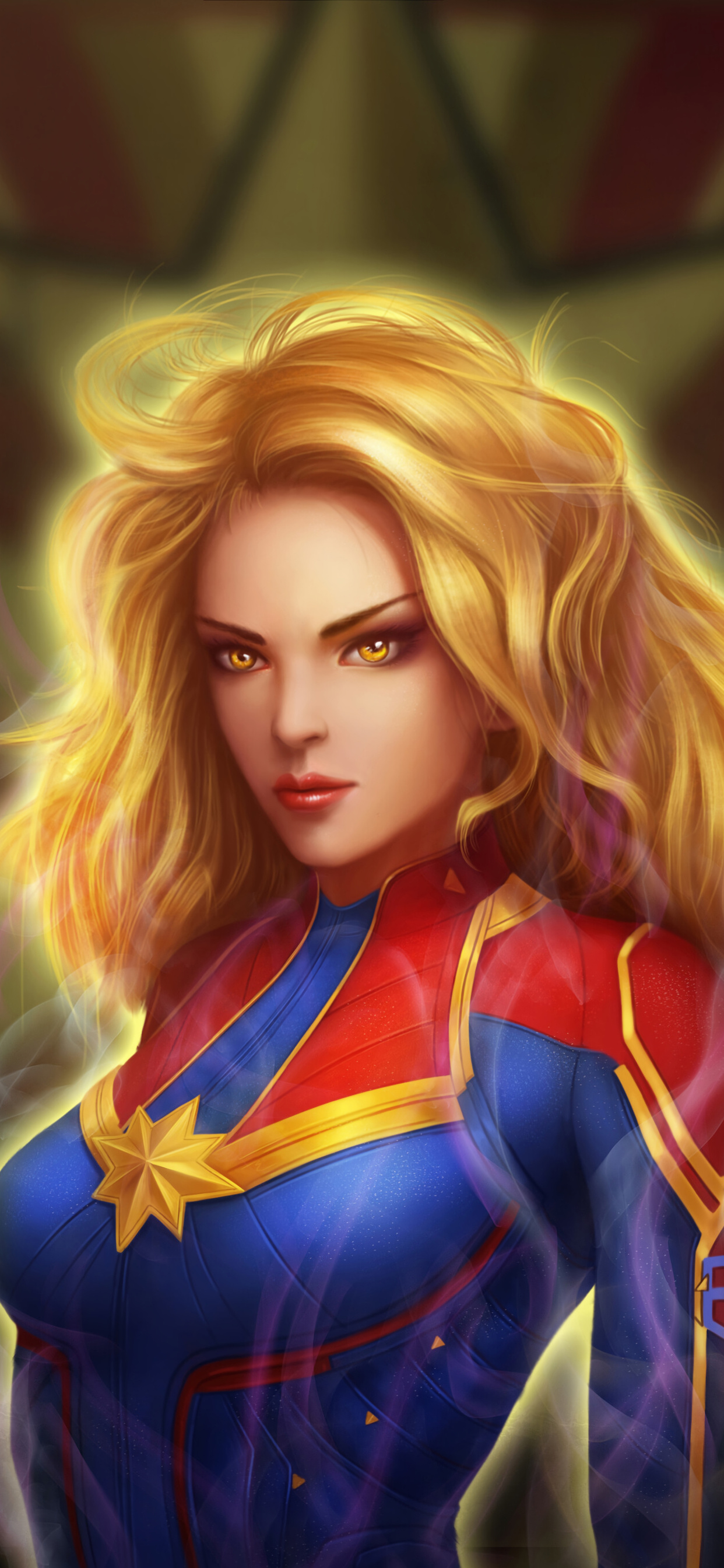 1242x2688 Captain Marvel Close 4k Iphone XS MAX HD 4k Wallpapers ...