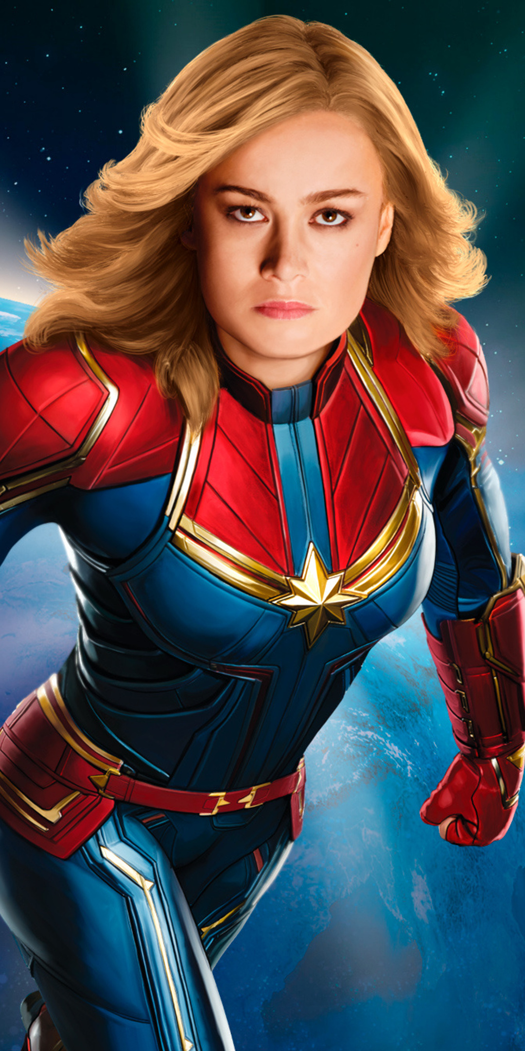 1080x2160 Captain Marvel New 2019 Poster One Plus 5T,Honor 7x,Honor ...